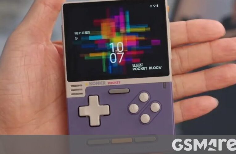 AYANEO teases its upcoming Game Boy-like gaming device called KONKR Pocket BLOCK