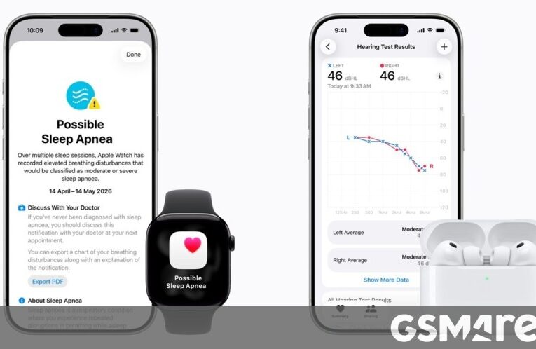 Apple’s sleep apnea notifications and hearing test features are now available in India
