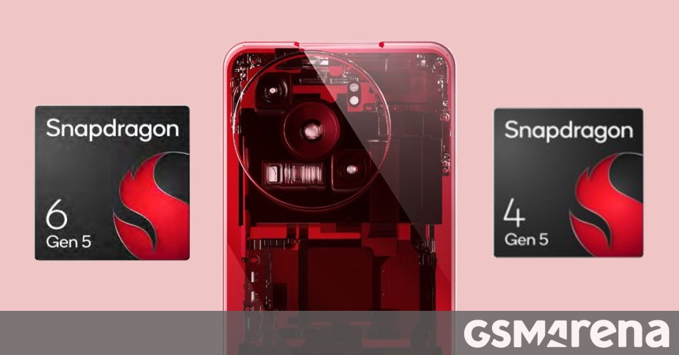 Snapdragon 6 Gen 5 and 4 Gen 5 announced, promise smoother UI, improved battery life